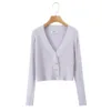 purple cardigan