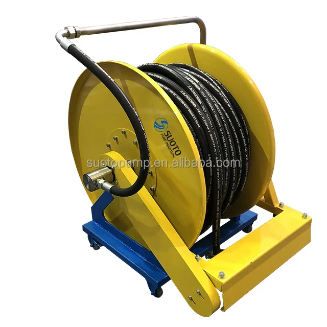 High Pressure Water Jet Drain Clean Hose Reel Sewer Jetter Drain