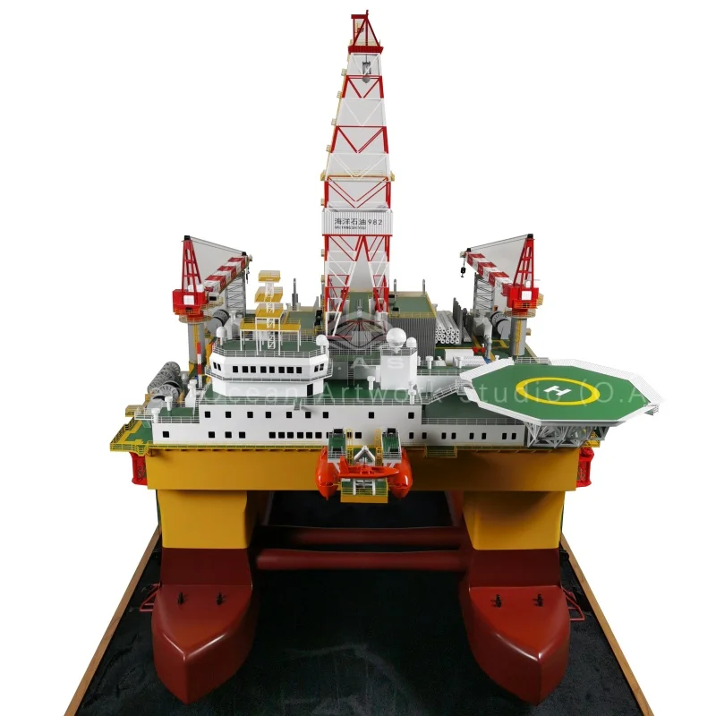 【L】Handmade Plastic Crafts by Ocean Artwork Studio  Gift Customizable 150cm FPSO ULCC Oil Ship Model Workmanship Model