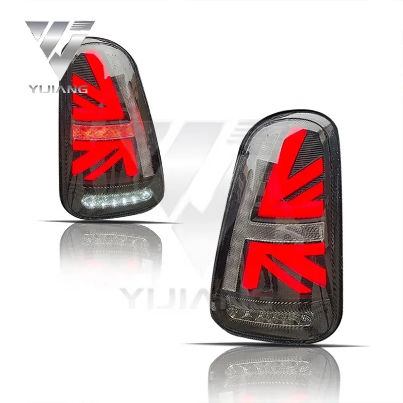 for  Mini Cooper R50 R52 R53 Taillights  Union Jack LED Back Lamp Sequential Turning Signal Taillights