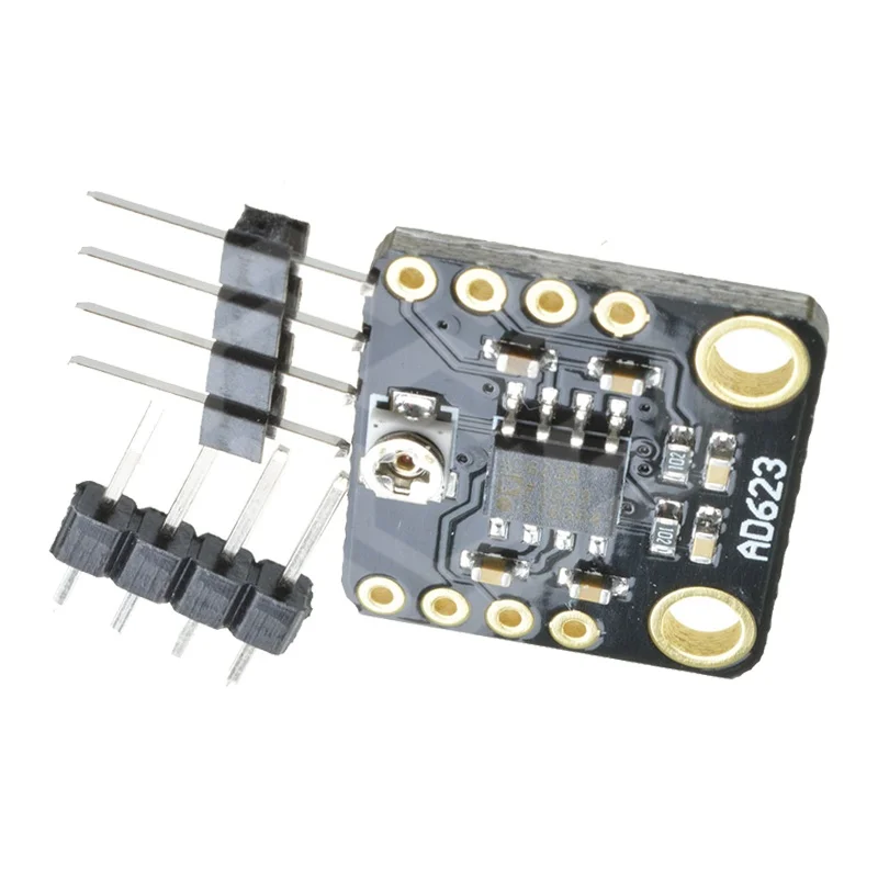 AD623 Spannungsverstärkermodul Mini – Einstellbarer Instrumentenverstärker, Single-Ended/Differenzial, 5–24V