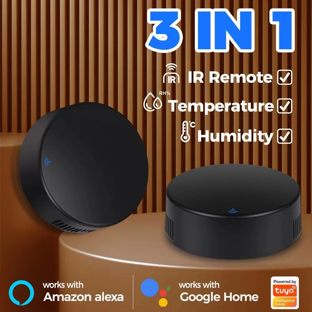 Tuya WiFi IR Remote Control Hub with Temperature and Humidity Sensor IR Universal Controller