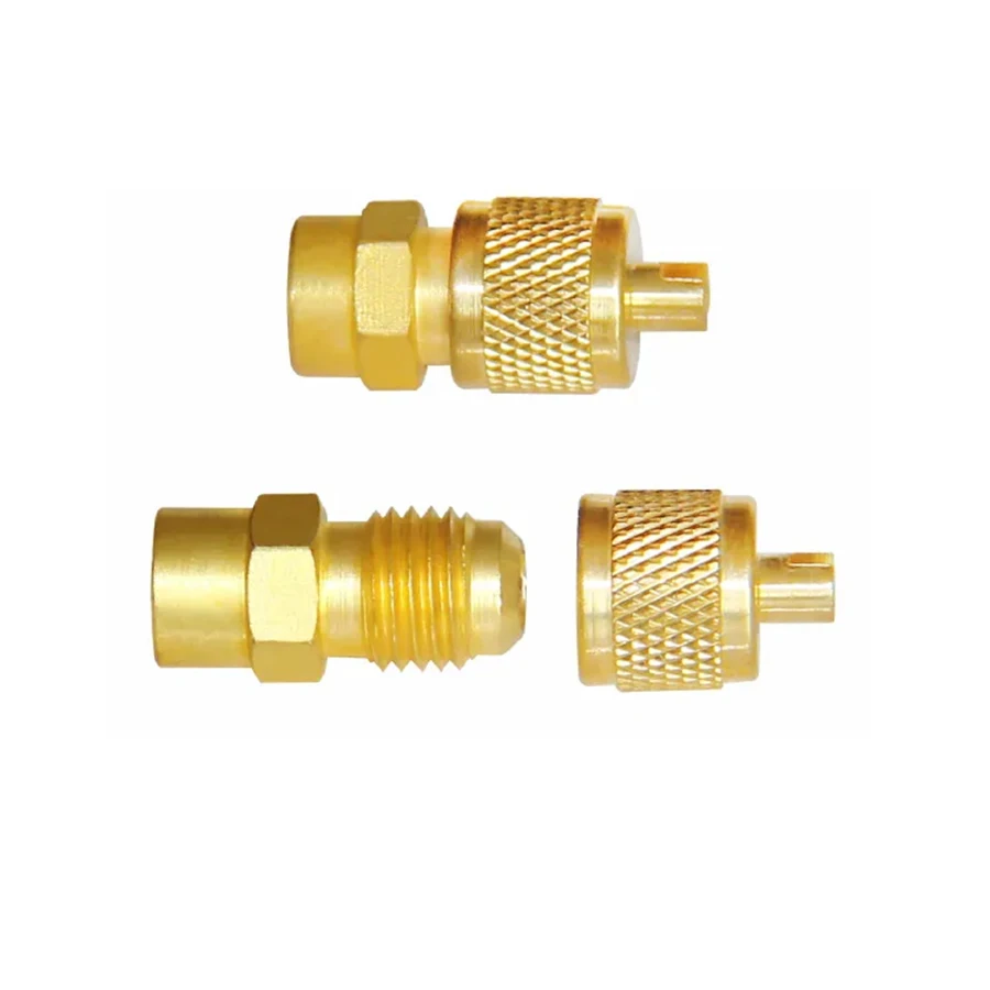 One Way Service Refrigeration Access Valve 14 Access Valve Brass Copper Pipe Fitting Buy One 7462