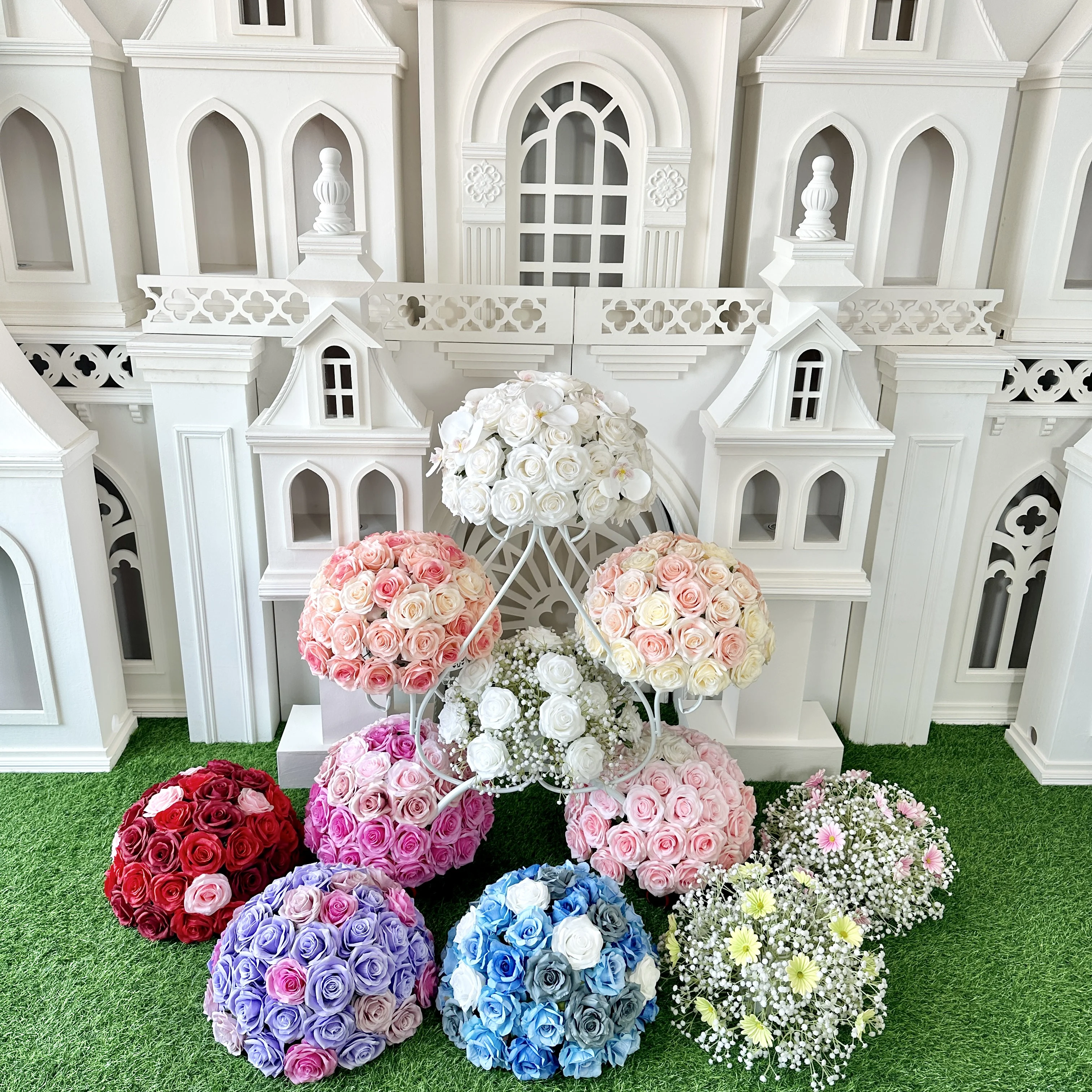 7 Künstliche Rosen Aus Kunstseide – Sieht Echt Aus, Für Deko (Hochzeit, Tisch, Zuhause) – Höhe 26 Cm