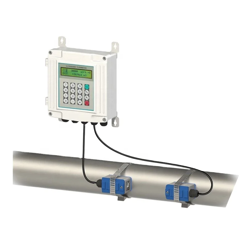 Holykell Factory Made in China Ultrasonic Flow Meter and Clamp on Flow Meter