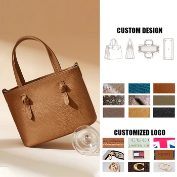 Borse Donna Factory Custom Wholesale OEM New Design Lady High Quality Vintage Fashion Genuine Leather Luxury Handbags for Women