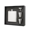 Set di fiaschette da vino in argento da 6 oz con coperchio in metallo