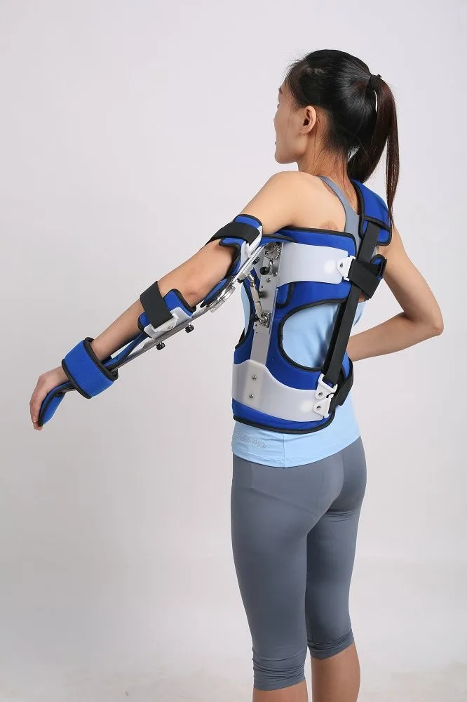 Medical Adjustable Upper Limb Fixation Device Shoulder Abduction Orthosis for Pain Release