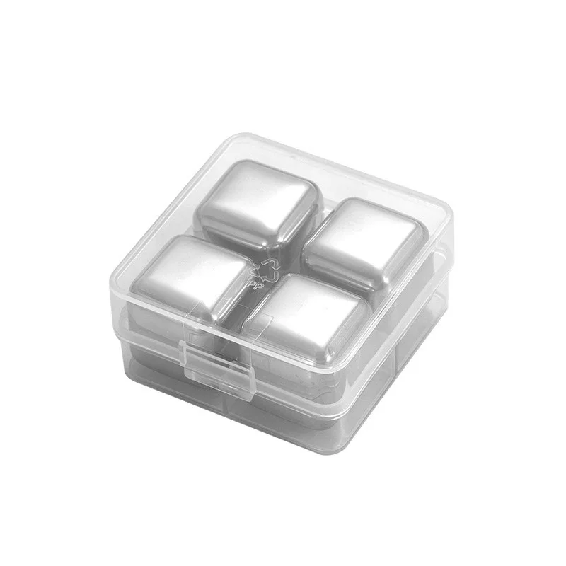 Custom Imprinted Stainless Steel Ice Cubes