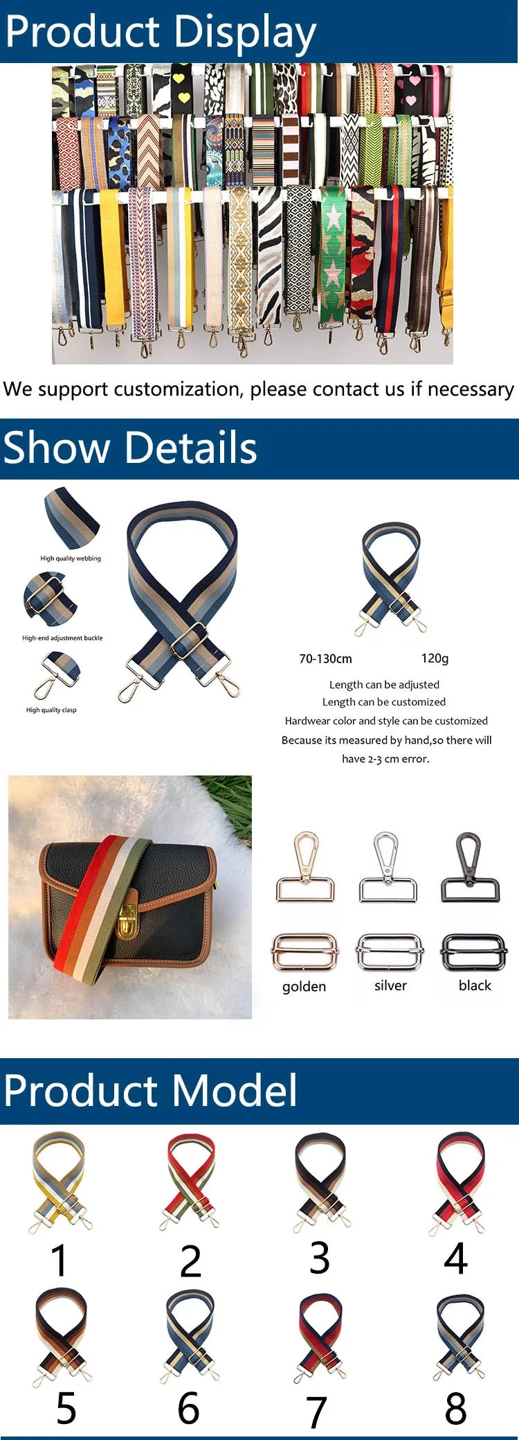 Ladies Bag Accessories Canvas Strap Wide Shoulder Straps Bag Buy Wide