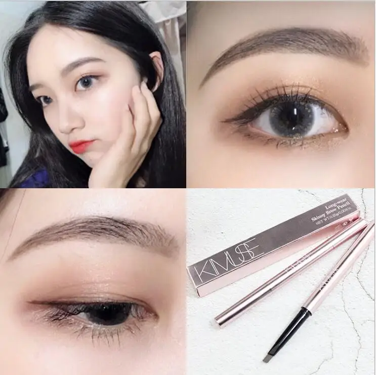 KIMUSE Eyebrows Pencil Tint Cosmetics Natural Long Lasting Tattoo Eyebrow Waterproof Black Brown Eyebrow Pen Eye Makeup Tools
