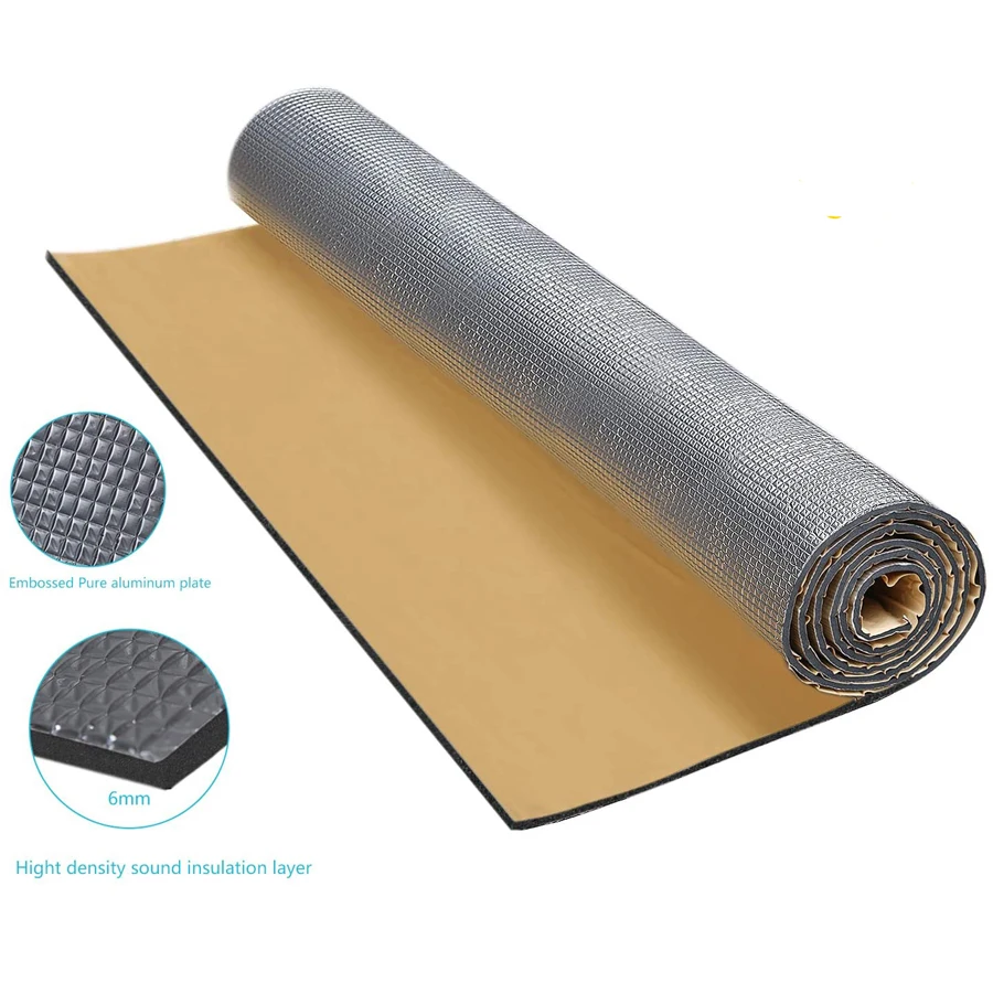 Auto Sound Deadening Material Soundproof Insulation Thermal EPE/XPE/IXPE Foam Insulation Roll for Car Custom Size