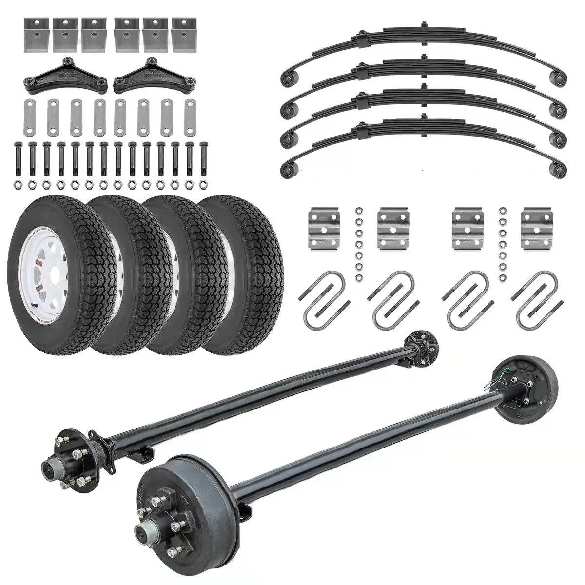 SW6 Parabolic Type Travel Trailer Leaf Springs for Boat Trailer