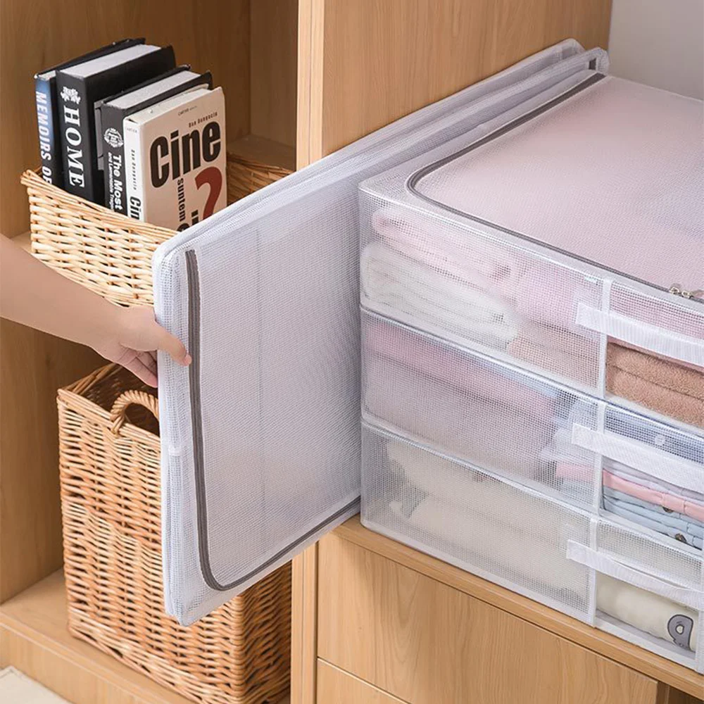 Underbed Storage Boxes Lid Bins Acrylic Fabric Storage Containers Under Bed Bags For Shoes