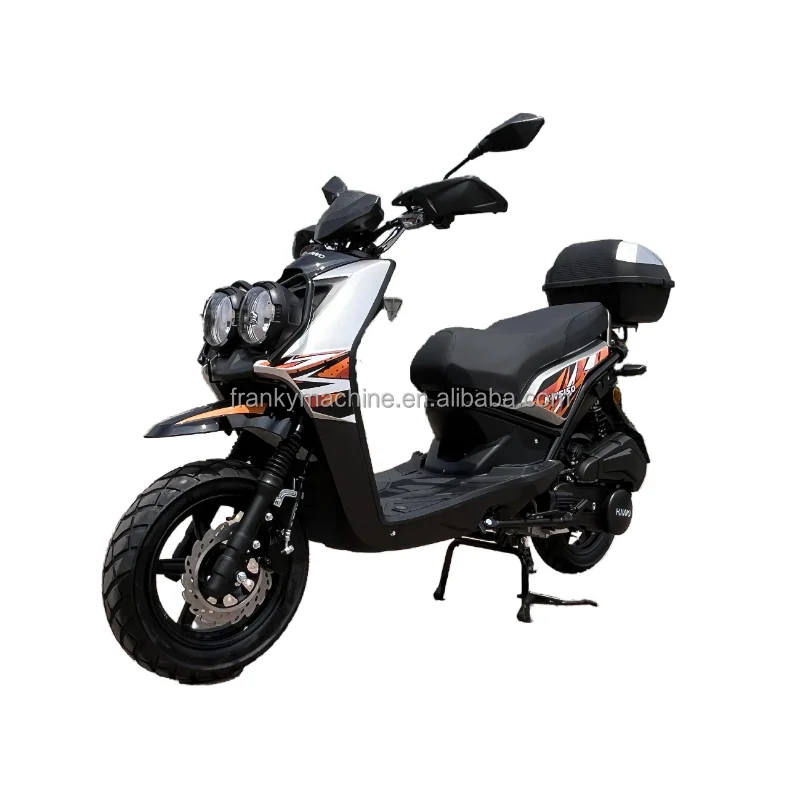 Popular 125cc Gas Moped Scooter Cheap 50cc Gasoline Scooter with Pedals
