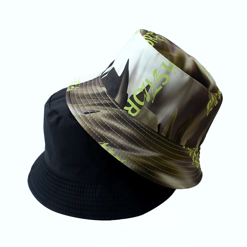 Cotton Tie Dye Graffiti Bucket Hats 