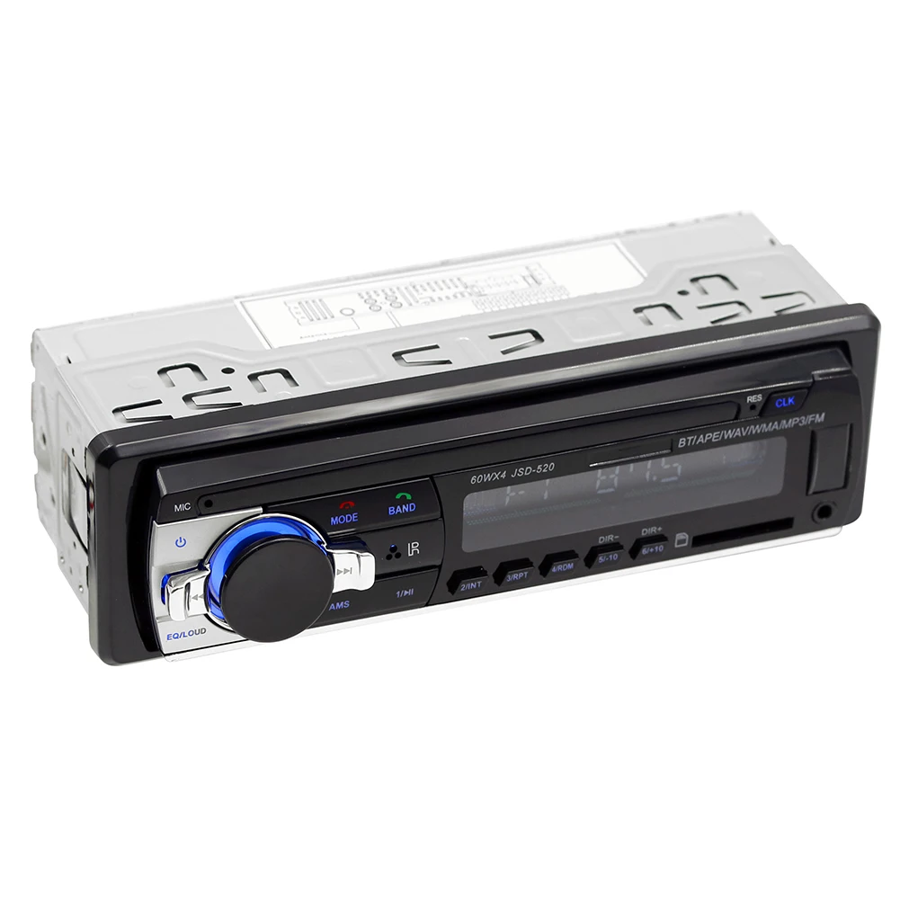 1single Din SD MP3 Player JSD-520 Car Stereo Radio FM Aux Input Receiver USB with BT Audio