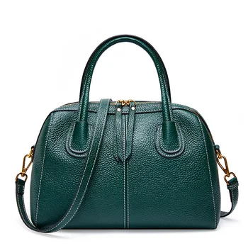 Stylish Famous Brand Satchel Hand Bags Designer Fashion Women Ladies 100% genuine leather handbags