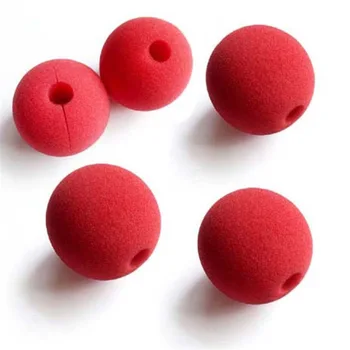 Clown Nose Red Sponge Ball Halloween Costume Party 5cm Nose Magic Props Clown Nose