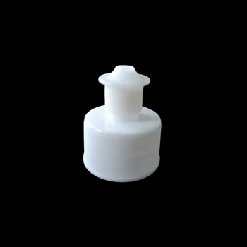 28/410 PP Material Flip Top Caps Compatible with Multiple Containers Leak-Proof Seal Flip Top Caps