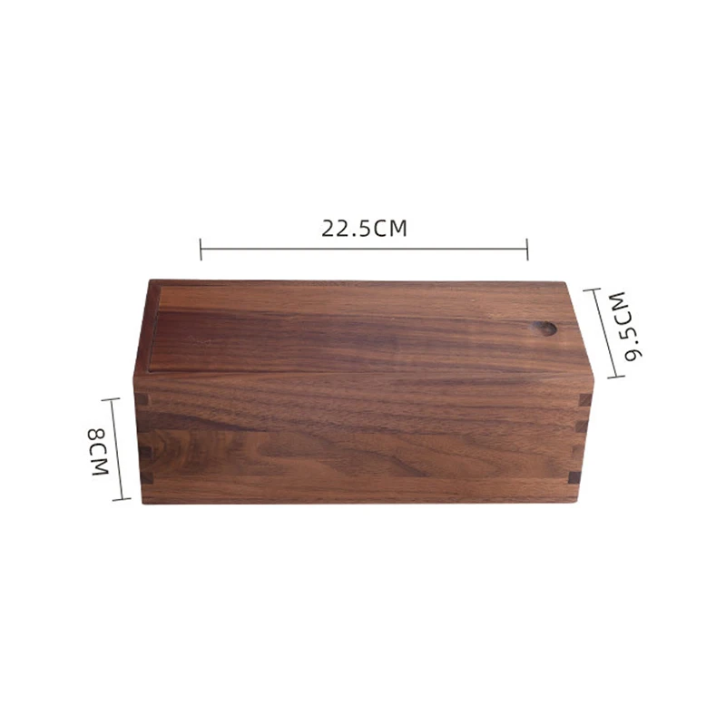 Small Unfinished Wooden Pencils Boxes with Sliding Lids Gift Packaging Customized Cheap Wood Slide Top Box