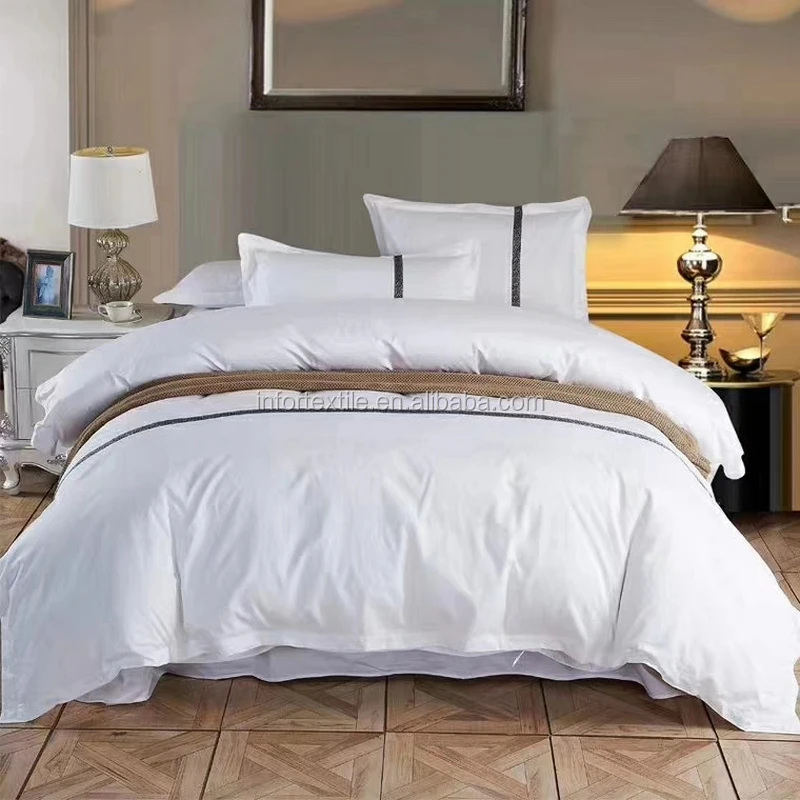 Оптовая продажа 200TC 100% хлопковый постельный пододеяльники Лист Бамбука Набор камень стиральная постельное белье постельные