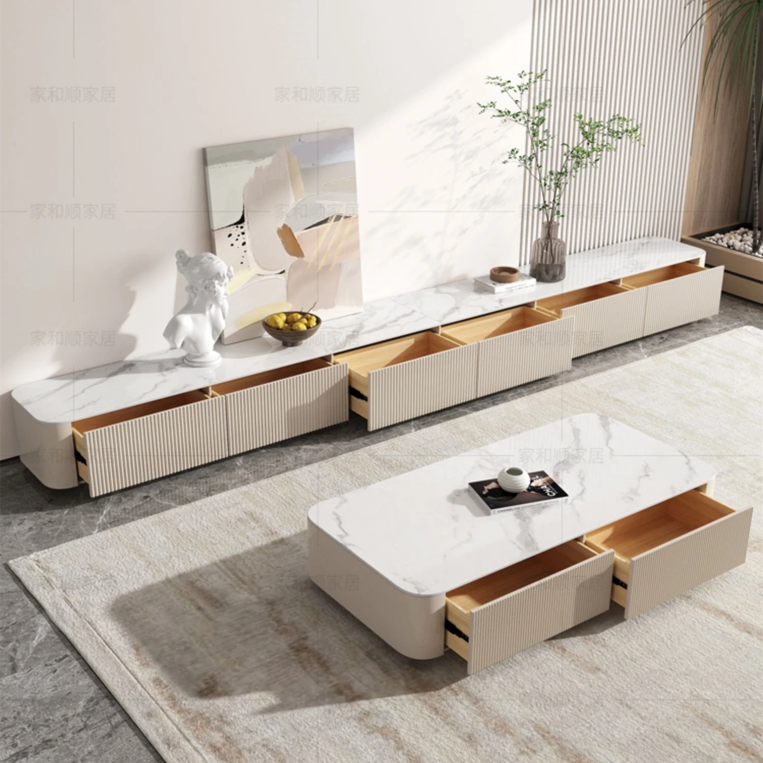 Home Furniture Luxury Living Room Center Table Modern Luxury Coffee ...