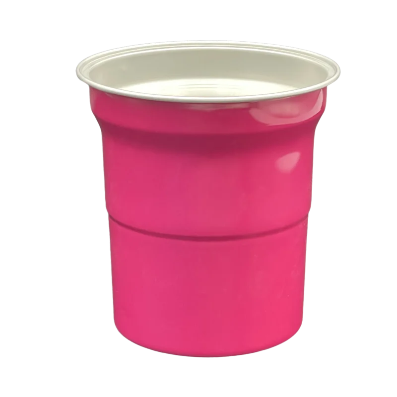 Рекламная цена цветная Фирменная Праздничная кружка с логотипом для кемпинга холодного питья алюминиевая чашка