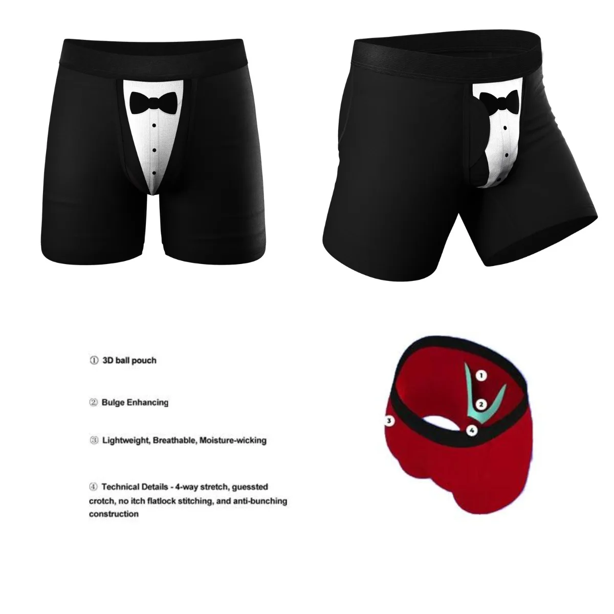 Men's Hammock Pouch Underwear Boxer Briefs Breathable Jock Strap Bulge  Enhancement Athletic Male Skimpy Ball Pouch White : : Clothing,  Shoes & Accessories