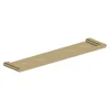Bathroom Shelf with Metal Brushed Gold