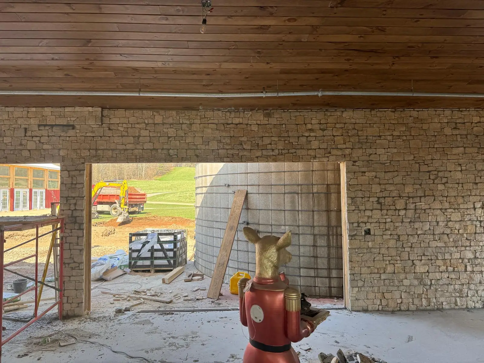 Cladding Stack Site CE Certified Modern Outdoor Wall Cladding Limestone Tiles