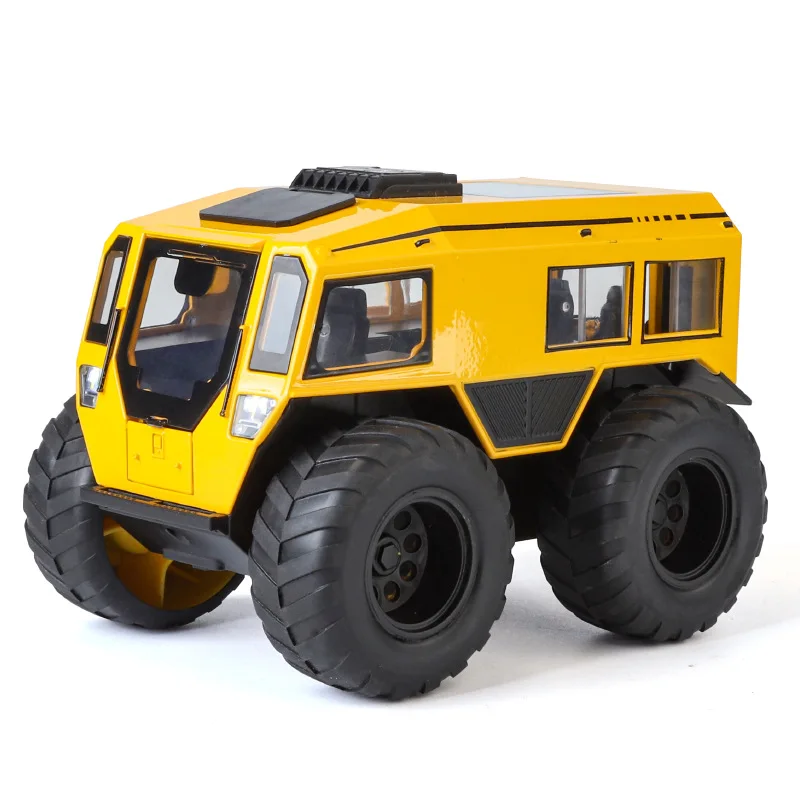 Diecast Model Car 1:24 Russian SHERP All-terrain explorer with Sound and Light Pullback Door Open Decorate Metal Car Mode
