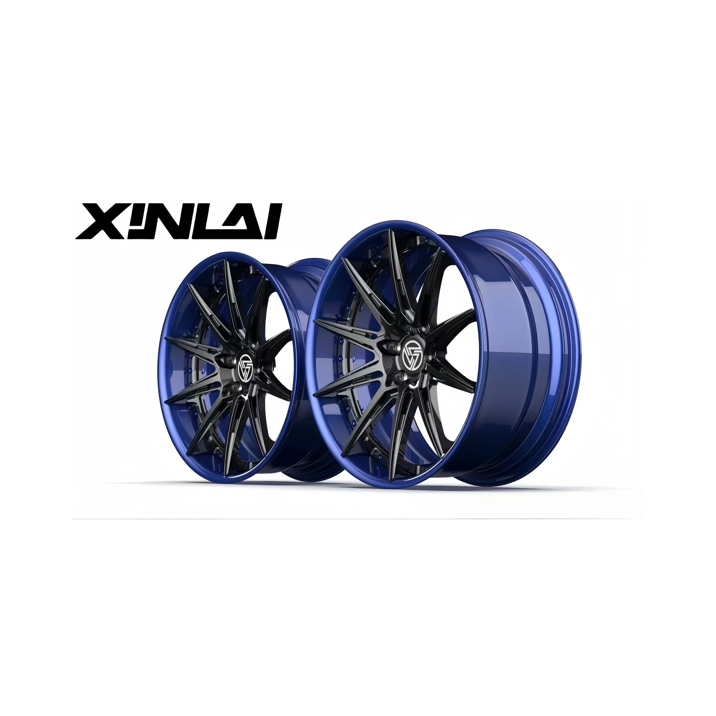 XINLAI 2 Piece Forged Wheel Polished Brushed Custom 5x120 Wheel 18 19 20 21 22 Inch Rims Passenger Car Wheel for Car - Image 5