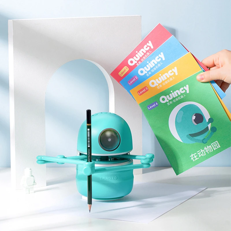 Высококачественный научный Обучающий робот для рисования, обучающий магический робот для рисования, обучающий умный DIY игрушечный робот для рисования