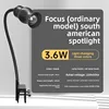 Adjustable focus 3.6w white to yellow light