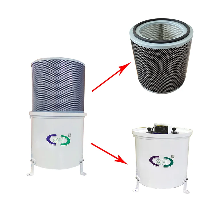 Mazak 5 Axis Cnc Machine Tool Extraction Hepa Filter Smoke Collector Oil Mist Separator Price