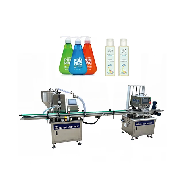 Automatic Daily Chemical Filling Production Line Filling Machine Capping Machine Labeling Machine
