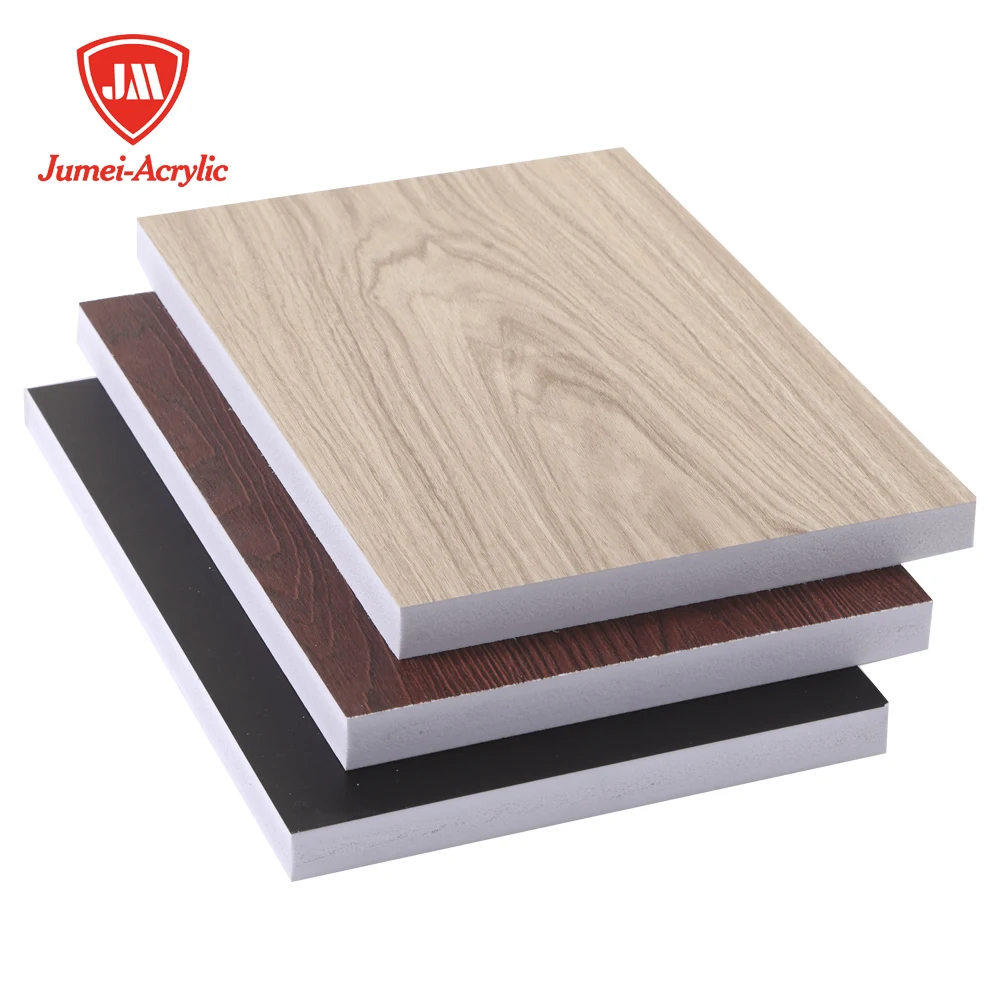 Jumei Less Calcium Powder Excellent Tenacity High Quality PVC Foam Board Acrylic Thin Flexible Plastic Sheet De Pvc