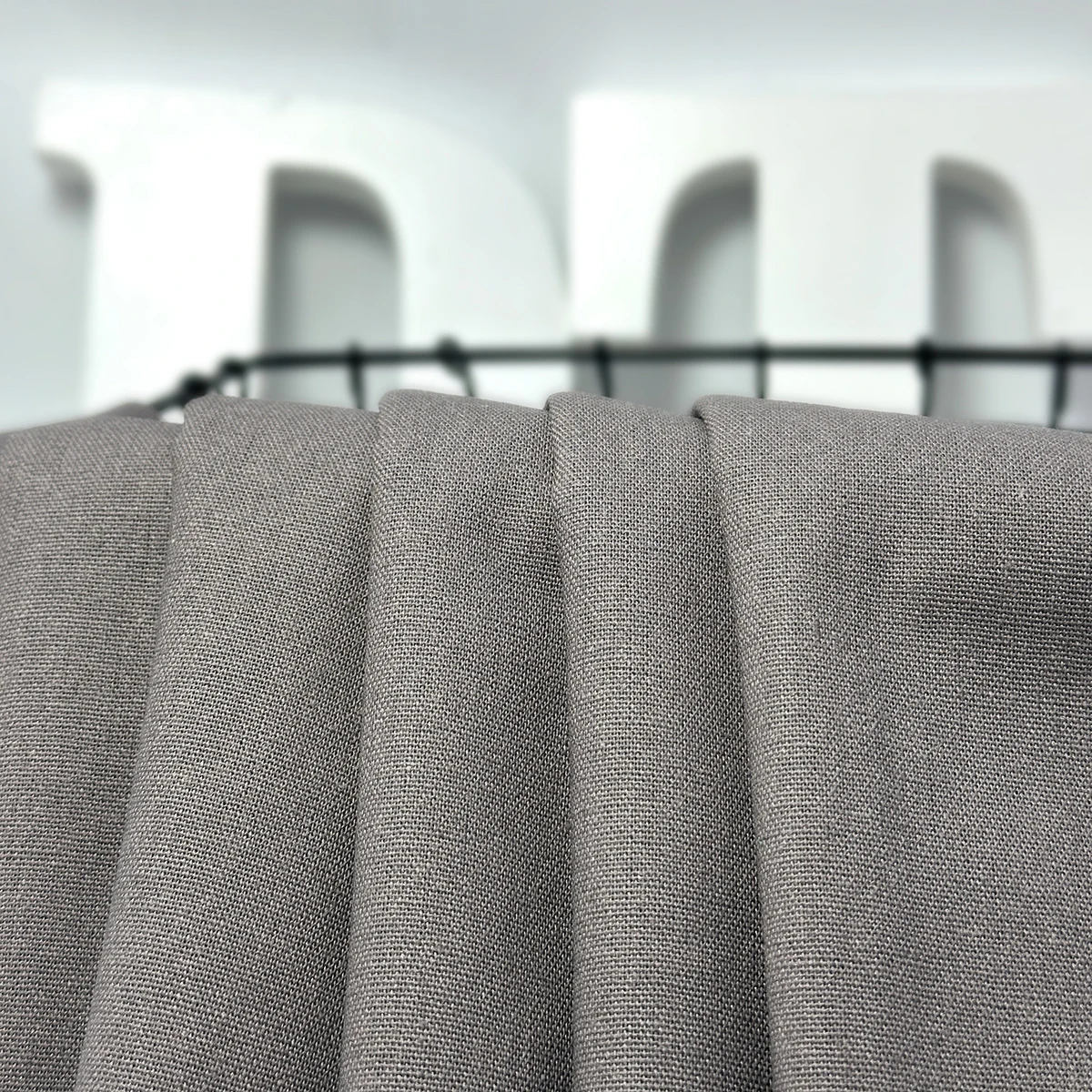 Оптовая продажа мягкая хлопчатобумажная льняная ткань 60% поли 20% хлопковая для платьев и недорогих штор