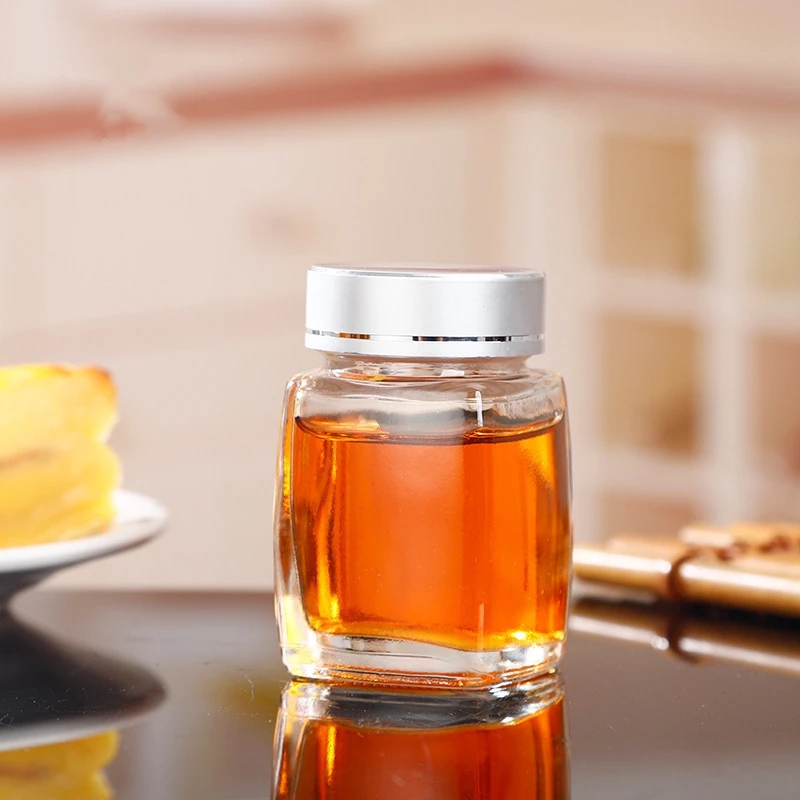 Wholesale Luxury Honey Jar Glass Jar 50ml 100ml 180oml 280ml 360ml