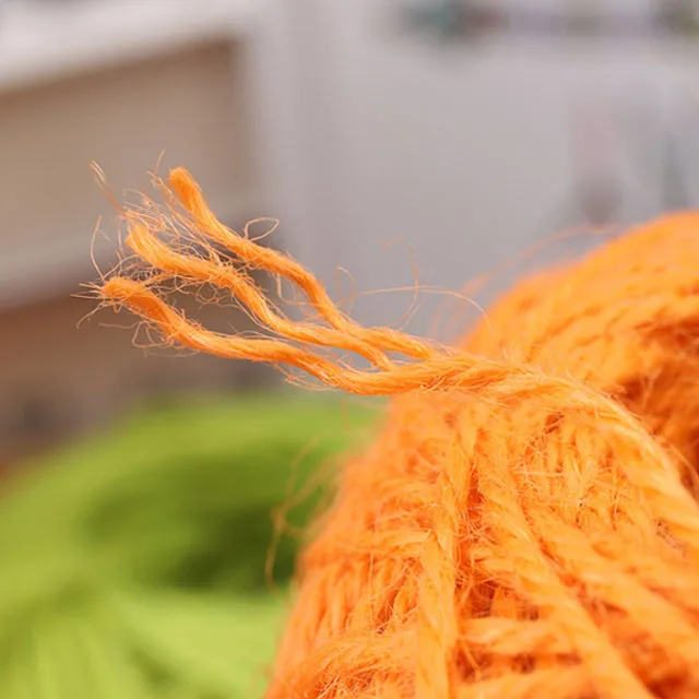 Лидер продаж, аксессуары ручной работы «сделай сам», трехжильный цветной шпагат, 50 метров