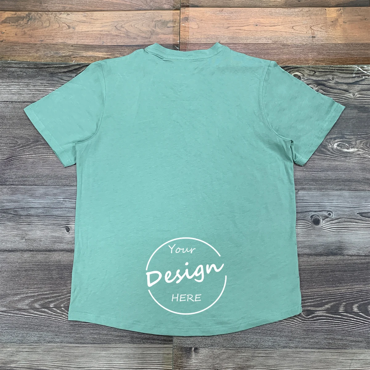 Men’s Curved Hem Cotton T Shirts High Quality Oversized Casual Streetwear Fashion Clothing for Gym to Street Style Comfort Wear