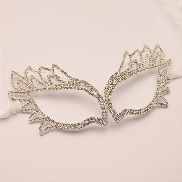 Bincho 2023 New Item Light Luxury Rhinestone Masquerade Half Face Masks ...