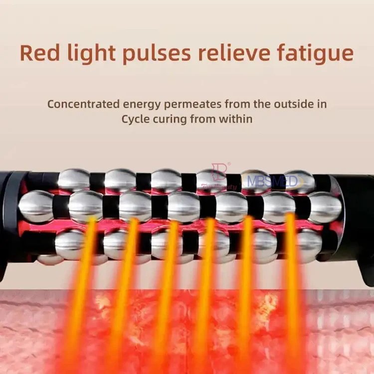 Infrared Led Heat 360 Rotating Inner Ball Roller Body Massage Sculpting Cellulite Removal Pain Relief Machine Full Body