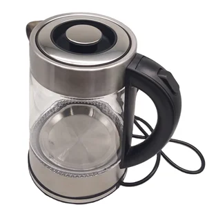Glass Electric Kettle Stainless Steel Large Capacity Durable Automatic Power Off2.0L
