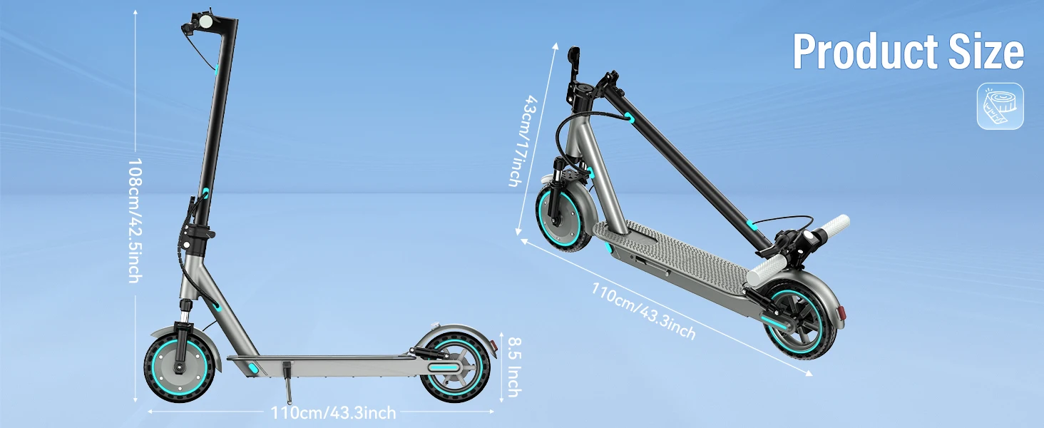 EU USA Warehouse Stock New Off-Road Two-Wheel Fast Electric Scooter with EN17128 UL2272 Foldable Design Long Range for Adults