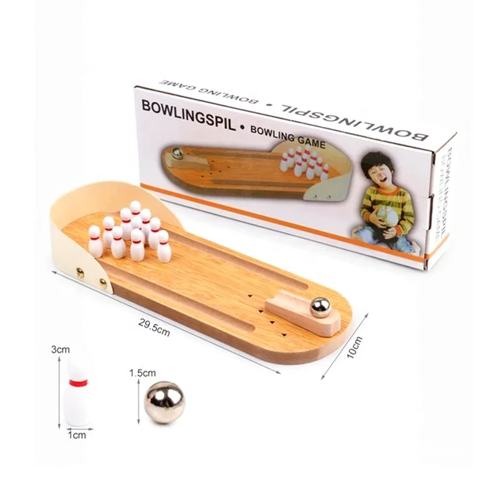 Оптовая продажа экологически безопасных настольных мини-игр для боулинга