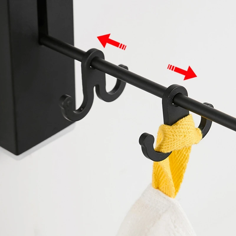 TXL617 телескопическая складная сушилка балкон вешалка для одежды Многофункциональный Non-пробивая Стержень Стеллажи полотенце для ванной комнаты