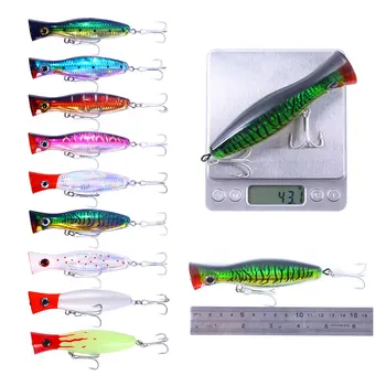 CHEERY Tourn-120 Popper Lure Live Bait Trout ABS with 3D Fish Eyes for Rivers Lakes Streams – Popper – view 3