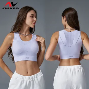 Wholesale High-Quality Breathable Women Sportwear Jacquard Sling Yoga Vest Pilates Sports Casual Vest
